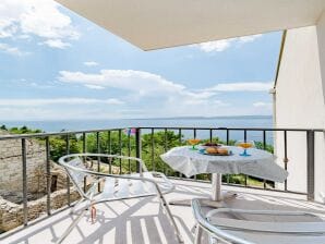 Wohnwagen Villa Kosa - Two Bedroom Apartment with Balcony and Sea View (Roko) - Brela - image1