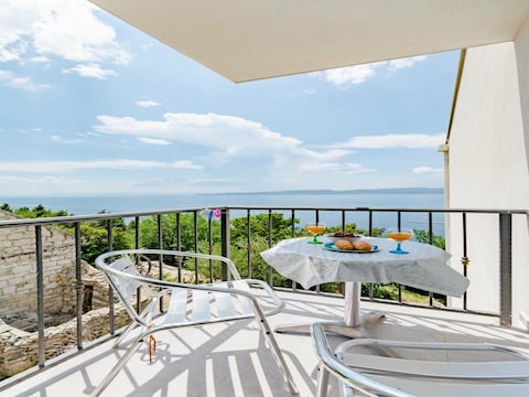 Villa Kosa - Two Bedroom Apartment with Balcony and Sea View (Roko)