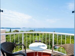 Appartamento Villa Panorama - Plat (S2) - Comfort Double Room with Balcony and Sea View - Mlini - image1