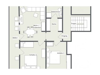 ground plan holiday appartment