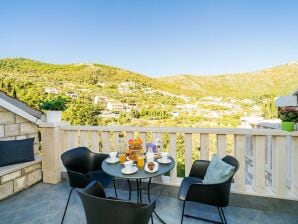 Apartments Vodnica-One Bedroom Apartment with  Balcony and Partial Sea View A2 - Zaton near Dubrovnik - image1