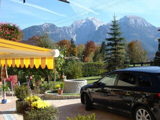 Blick auf Kehlstein, hohen Göll und hohes Brett