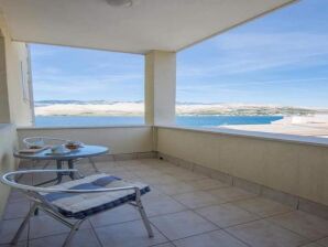 Apartment La Eva Pag - One Bedroom Apartment with Balcony and Sea view - Pag (Town) - image1