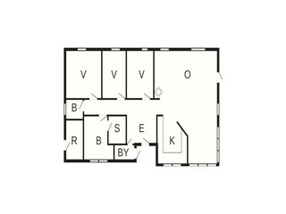 Holiday house Blokhus Floor Plan 25