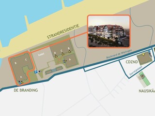 Appartamento Cadzand-Bad Pianta del piano 16