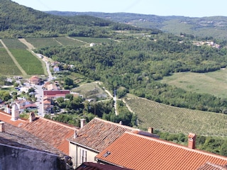 Blick auf die wunderschönen Weinstraßen der Region.