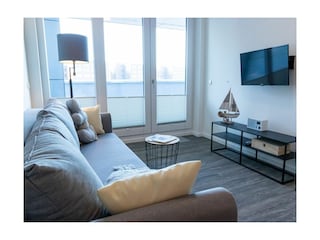 Hafenspitze App. 09 - Blick auf den gemütlichen Wohnbereich
