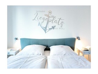 Hafenspitze App. 09 - Blick in das Schlafzimmer