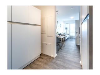 Hafenspitze App. 09 - Blick vom Eingang in das Appartement