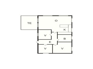 Casa de vacaciones Gedesby Plano de planta 40
