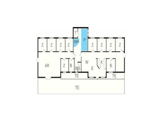 Holiday house Sønderho Sogn Floor Plan 44