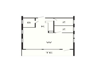 Vakantiehuis Lumsås Grondplan 22