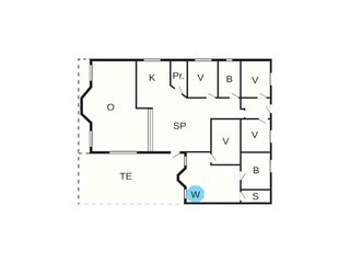 Maison de vacances Sjællands Odde Plan d'étage 37