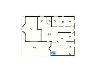 Maison de vacances Sjællands Odde Plan d'étage 28