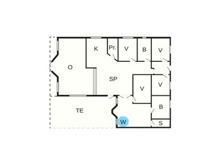Casa de vacaciones Sjællands Odde Plano de planta 28