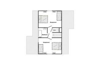Vakantiehuis De Koog Grondplan 22