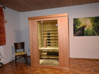 Infrarot-Sauna im Haus