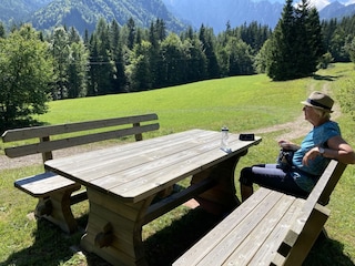 kleine Rast über der Märchenwiese