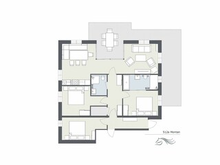 Appartement Bludenz Grondplan 28