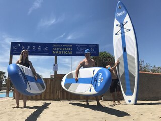 SUP-Kite-und Surfboard  Verleih