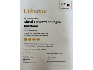 DTV Urkunde