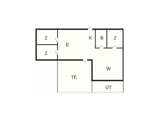 Vakantiehuis Rønde Grondplan 37