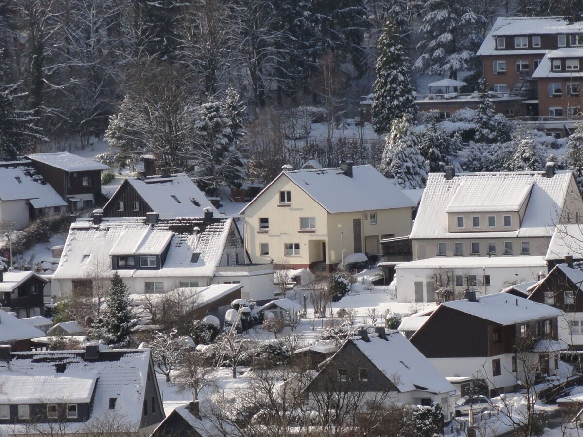 Blick auf die Siedlung