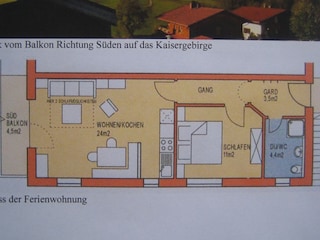 Ferienwohnung Reit im Winkl Grundriss 24