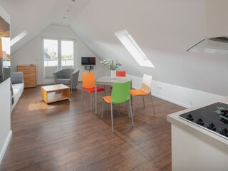 Wohnung Dach, Wohn- Essraum