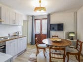 Kitchen with living room