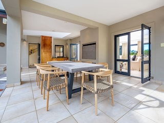 Dining area by the pool