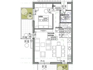 Villa Privlaka Pianta del piano 19