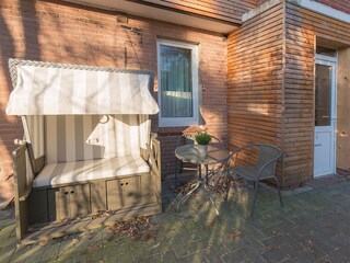 Apartment 3 Hinnerk mit eigener Terrasse und Strandkorb