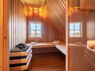 Relaxen Sie in der hauseigenen Sauna!