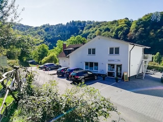 Rezeption und Ferienwohnung