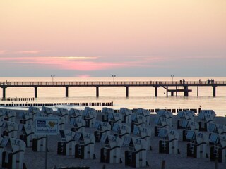 Sonnenuntergang am Strand von Kühlungborn