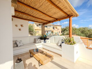 Lounge-Bereich auf der Veranda