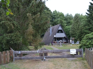 Einfahrt zum Ferienhaus