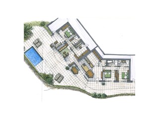 Villa Brenzone sul Garda Pianta del piano 39