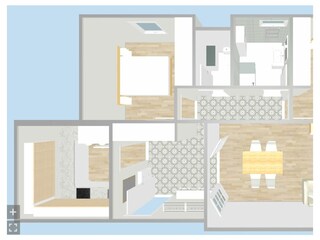 Appartamento per vacanze Calvi Pianta del piano 23