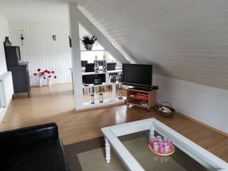 Das Wohnzimmer im 2. Etage