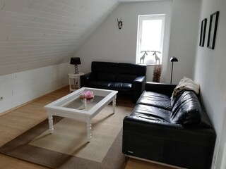 Das Wohnzimmer im 2. Etage