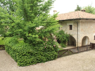 La Vicinia vom Hauptgebäude des Schlosses aus gesehen