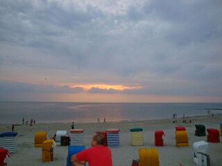 Sonnenuntergang am Nordstrand