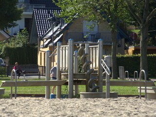 Water features on Fleesensee beach
