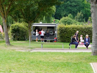 Snack bar on Fleesensee beach