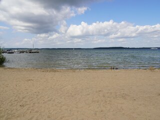 Fleesensee beach - landing stage Seewirtschaft