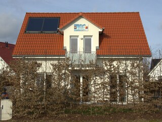 View of the house in March