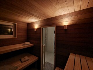 Gemütliche Abende in der Sauna