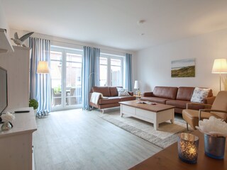 Wohnzimmer mit Terrasse